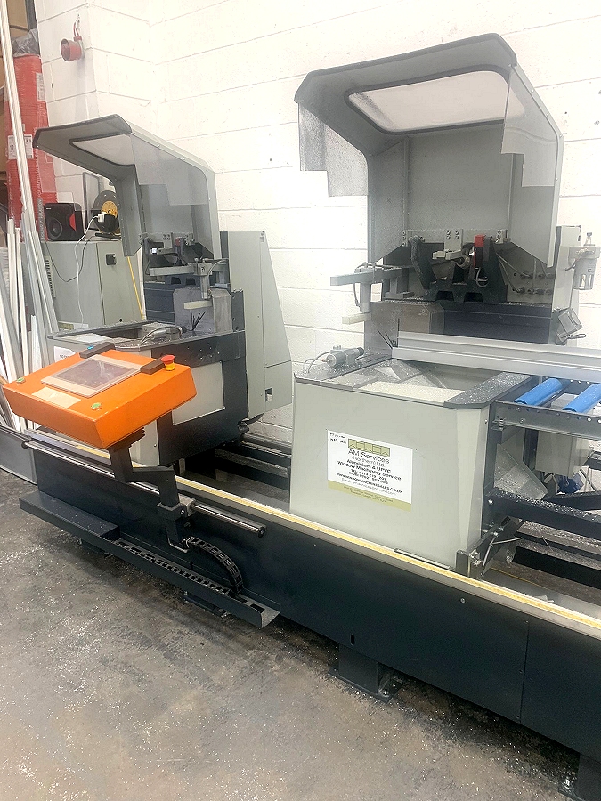 Elumatec DG 142 electronic double mitre saw for sale - Photo 1