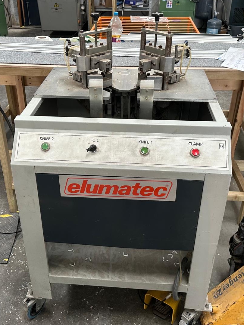 Elumatec transom groover for uPVC - Photo 1