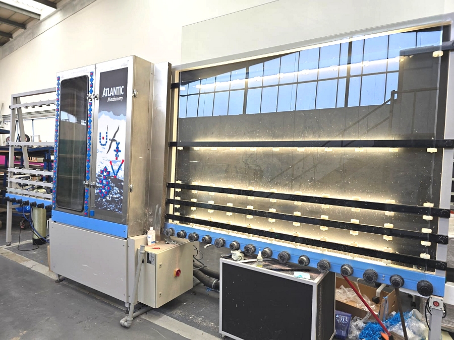 Glass machinery package for sale inc. Atlantic washer - Photo 1