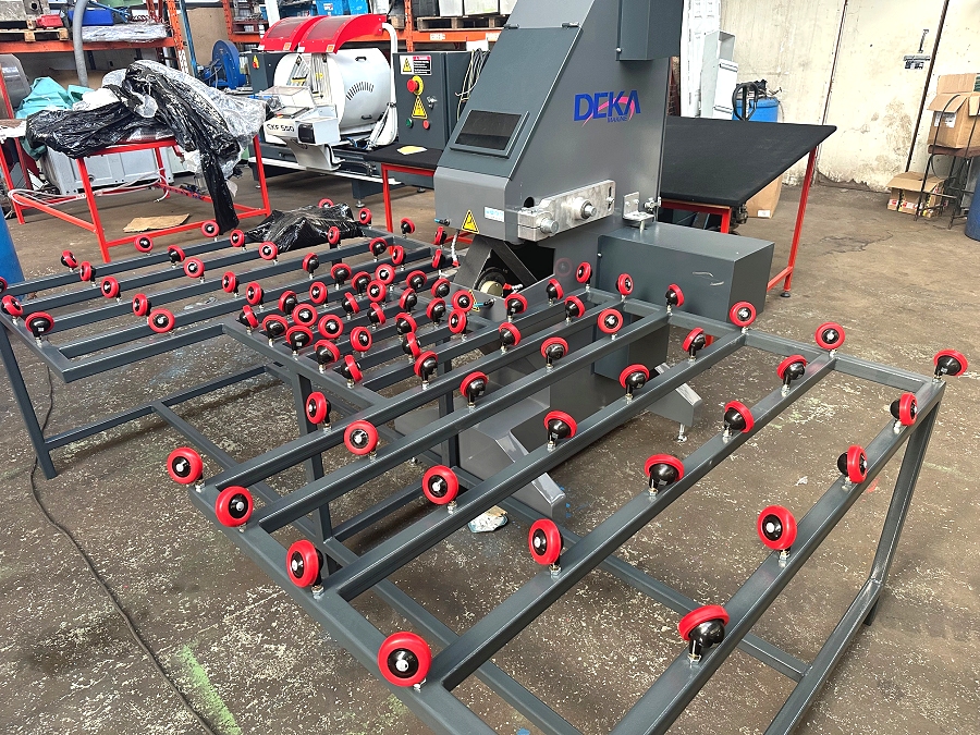 Deka DKZ100 twin-belt glass sanding machine / arrisser - Photo 1
