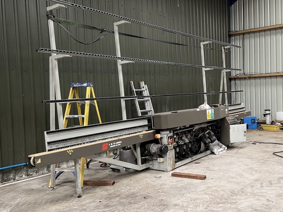 Schiatti straight line glass edge polishing machine - Photo 1