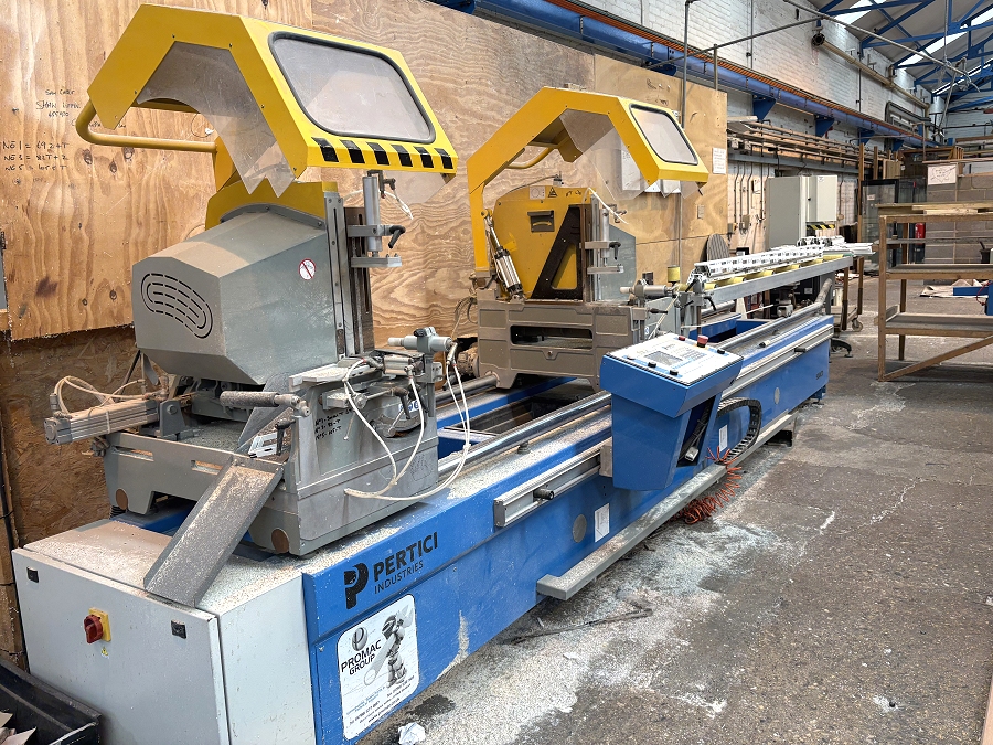 Pertici 500 D2K electronic double mitre saw for sale - Photo 1